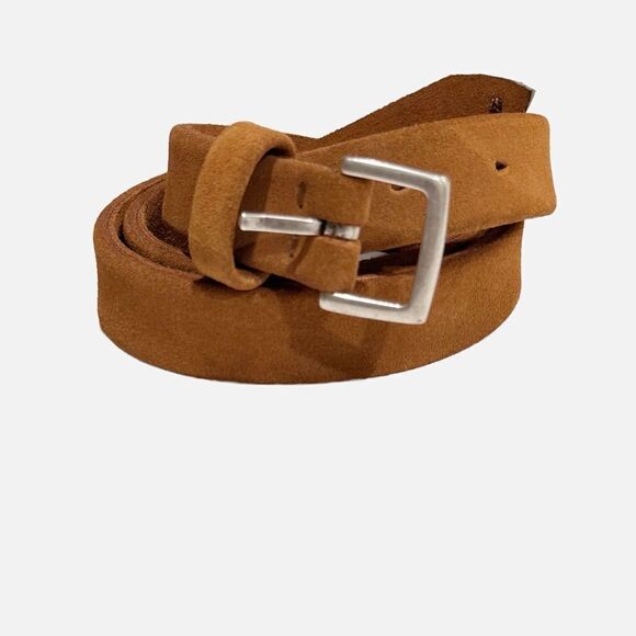 Zara Accessories - ZARA SPLIT LEATHER BELT WITH SQUARE BUCKLE
